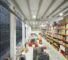 Almacén logístico amplio lleno de cajas